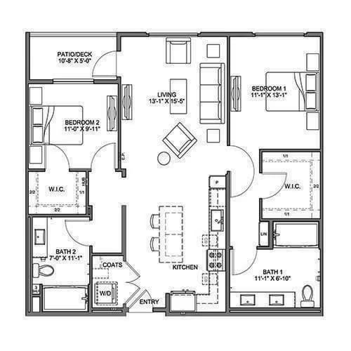 Plan B4 224 floor plan