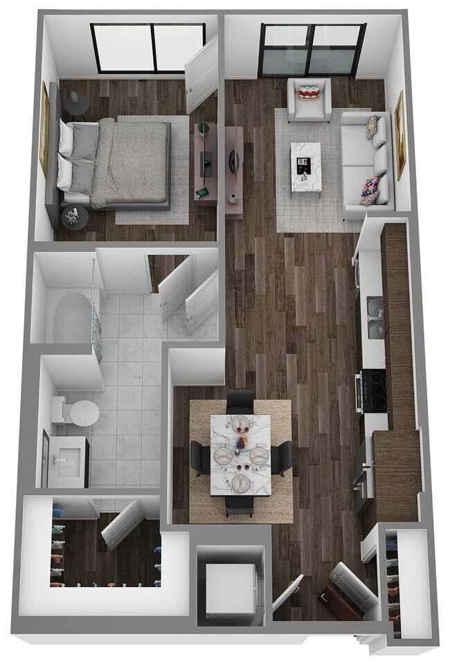 A6 657 floor plan