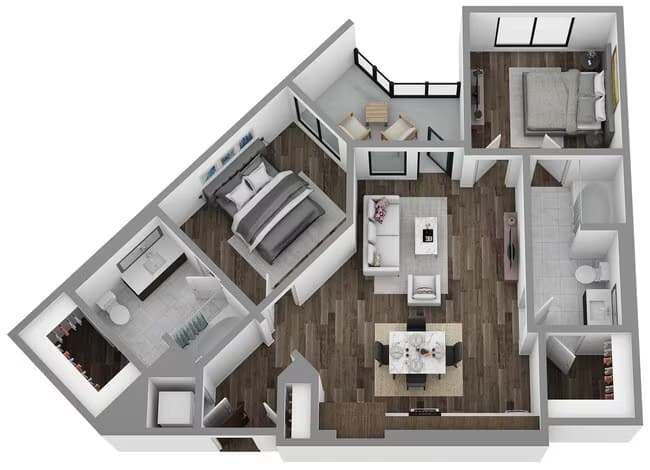 B9 736 floor plan