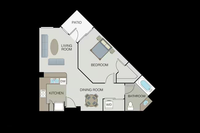Plan 1A 164 floor plan
