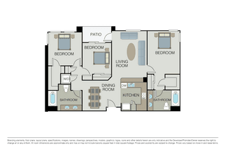 Plan 3B 422 floor plan