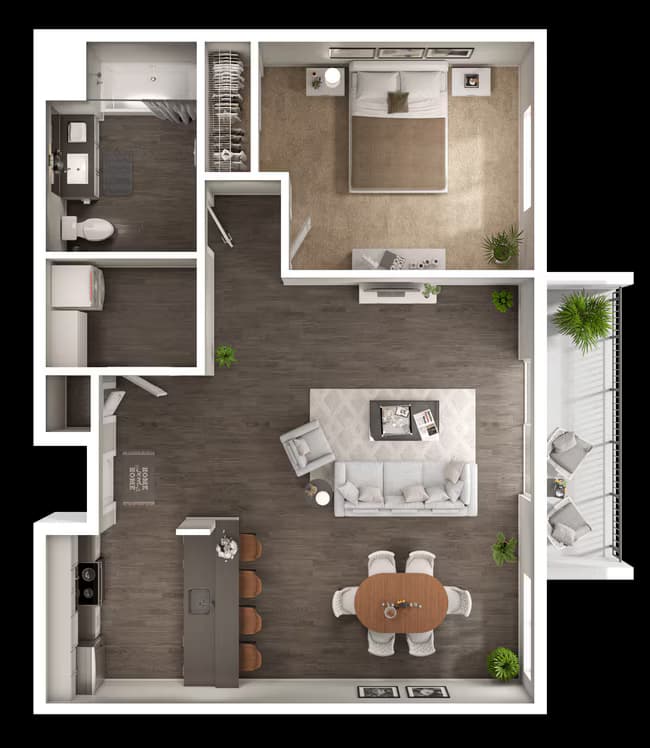 A1B 1-426 floor plan