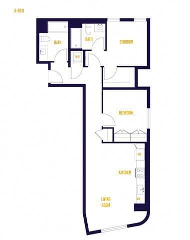 B6.0 A-125 floor plan