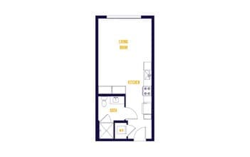 Studio-S2.0 A-907 floor plan