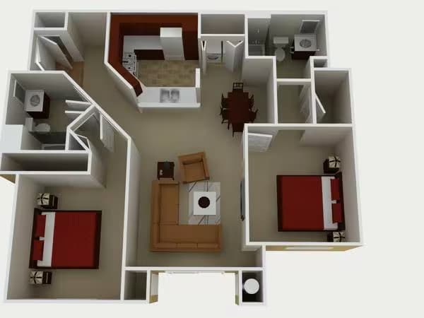 Shasta D2-C floor plan