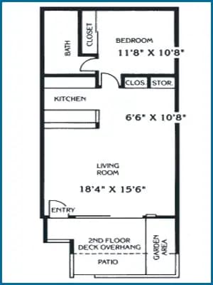 A4 Shared floor plan