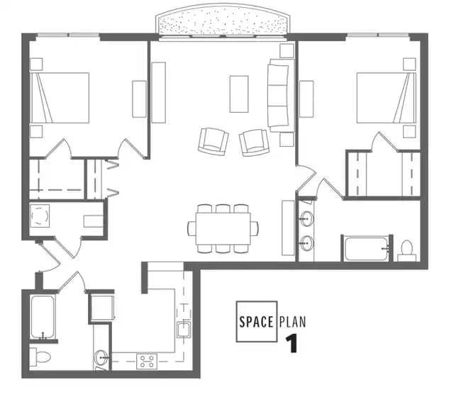 2/2 2nd St Saw W/Patio 328 floor plan