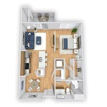 Montague Platinum 407 floor plan