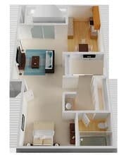 Studio 0133 floor plan