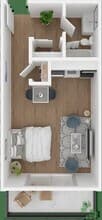 Studio A 56 floor plan