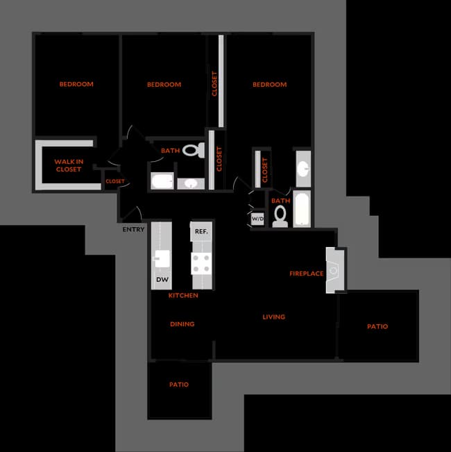 Plan 3A 1612 floor plan