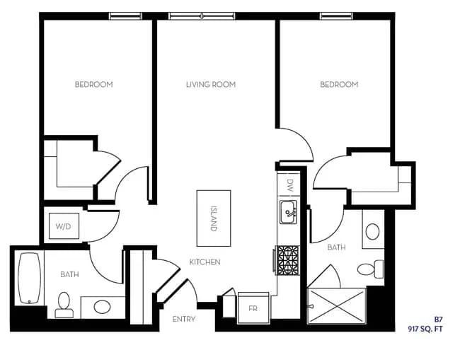B7 714 floor plan