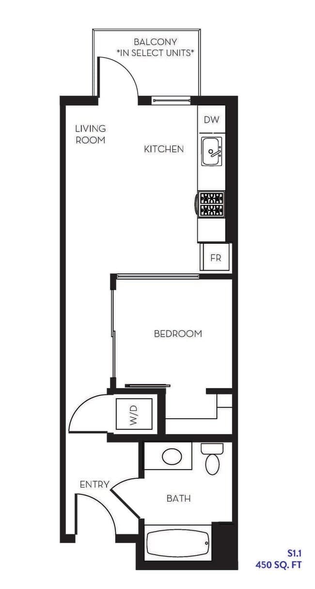 S1.1 605 floor plan