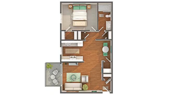 Oakley 1-4 floor plan