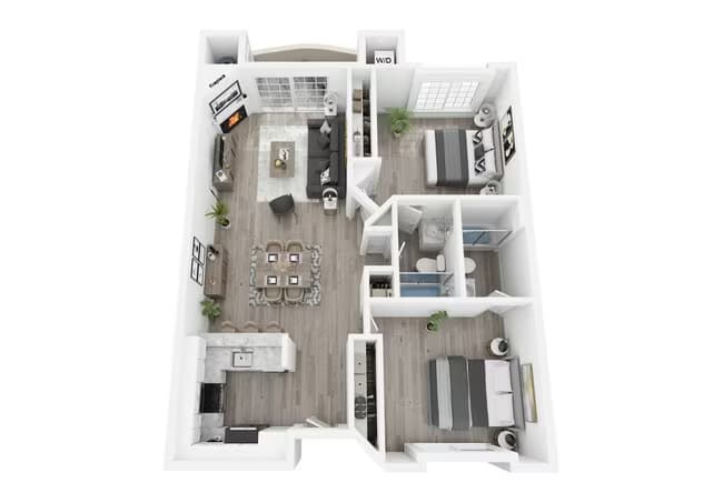 The Ashford A4 4-322 floor plan