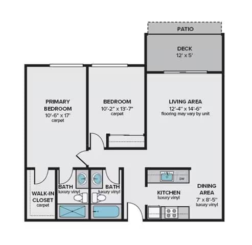 B1 Pelton-109P floor plan
