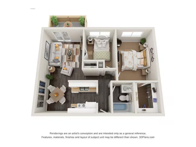 2x1 382 floor plan