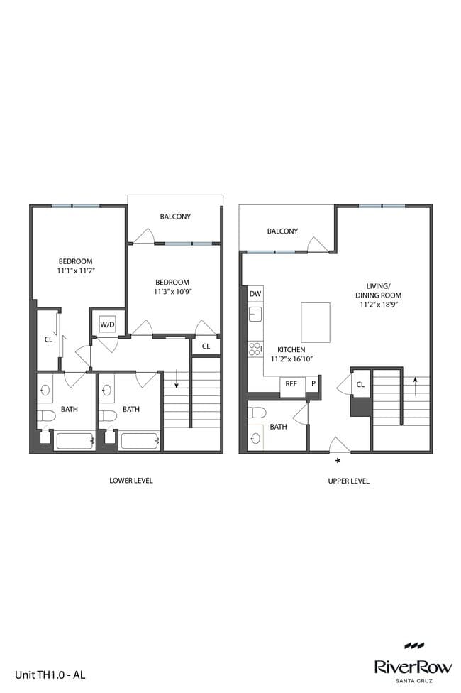 Townhome 717 floor plan