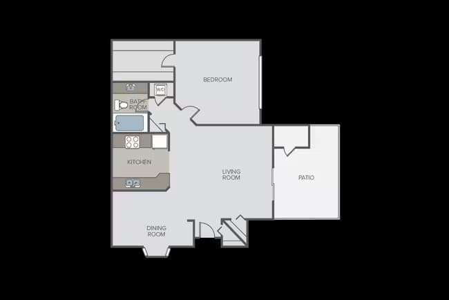 Plan 1B 2406 floor plan