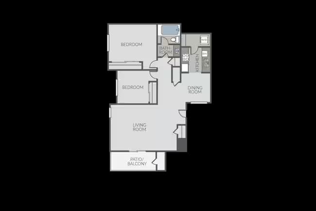 Plan 2A 1004 floor plan