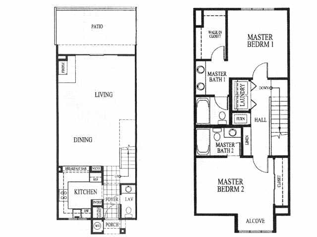Townhouse floor plan