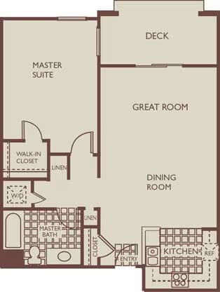 Steamer Lane 1105 floor plan