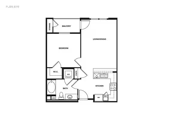 A1-R 200 floor plan