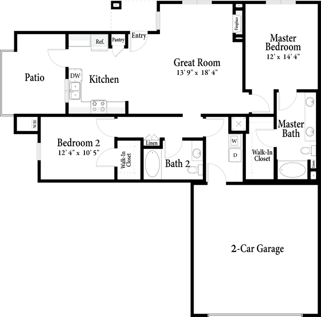 The Flats - Plan 7 Down 8311 floor plan