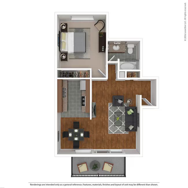 La Paz 1019-A floor plan