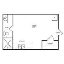 Residence 1 Upgraded 1384A floor plan