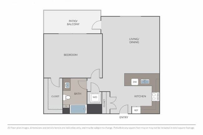 Plan 1A 407 floor plan