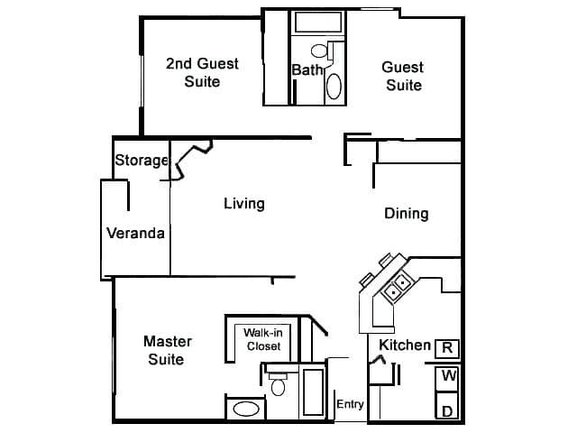 Hawthorne 00M-M208 floor plan