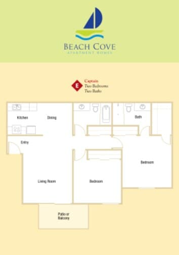 Captain floor plan