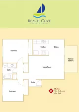 Harbor floor plan