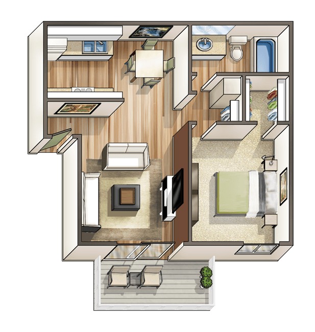 Marina Waterfront floor plan