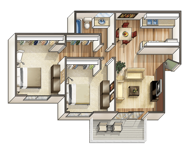 Marlin Waterfront floor plan