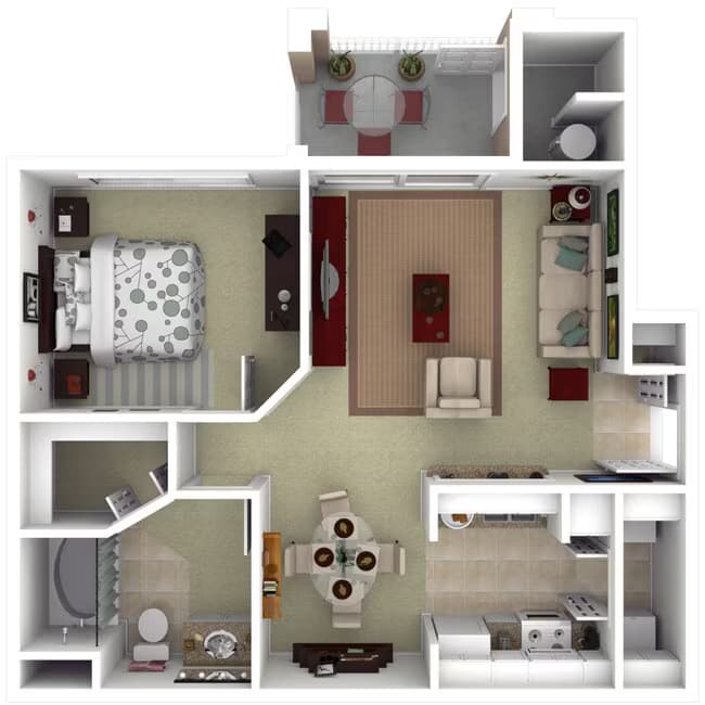 Residence 1 Luxury 1534 floor plan