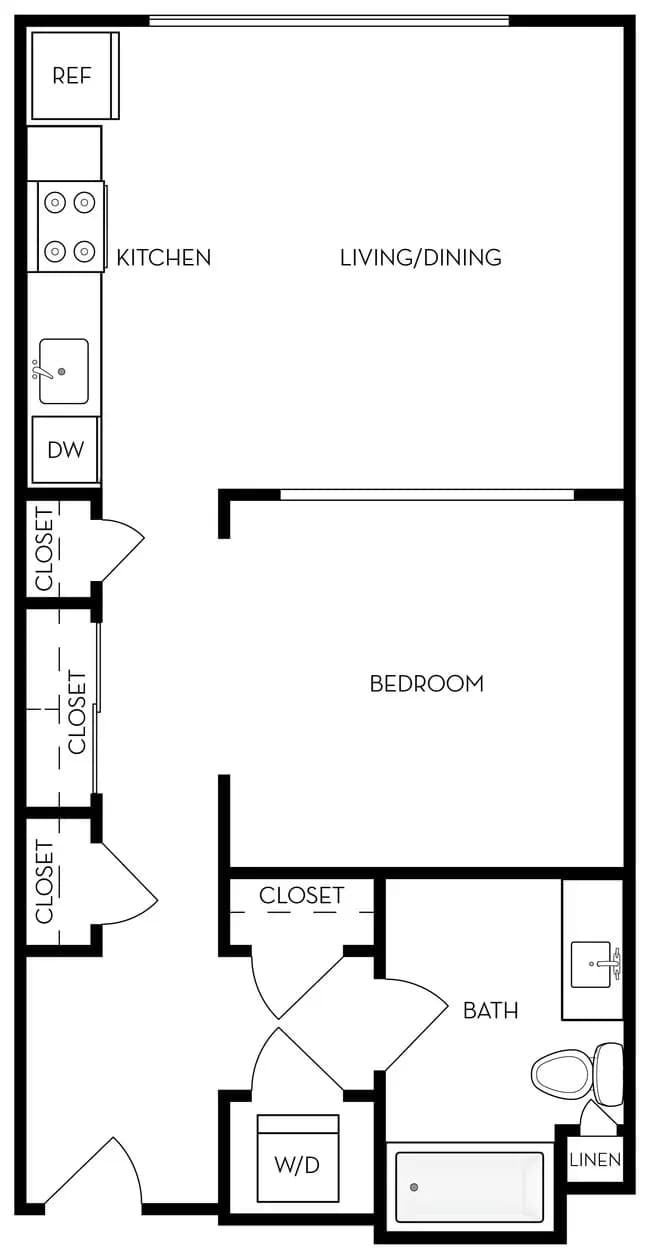 E1 402 floor plan