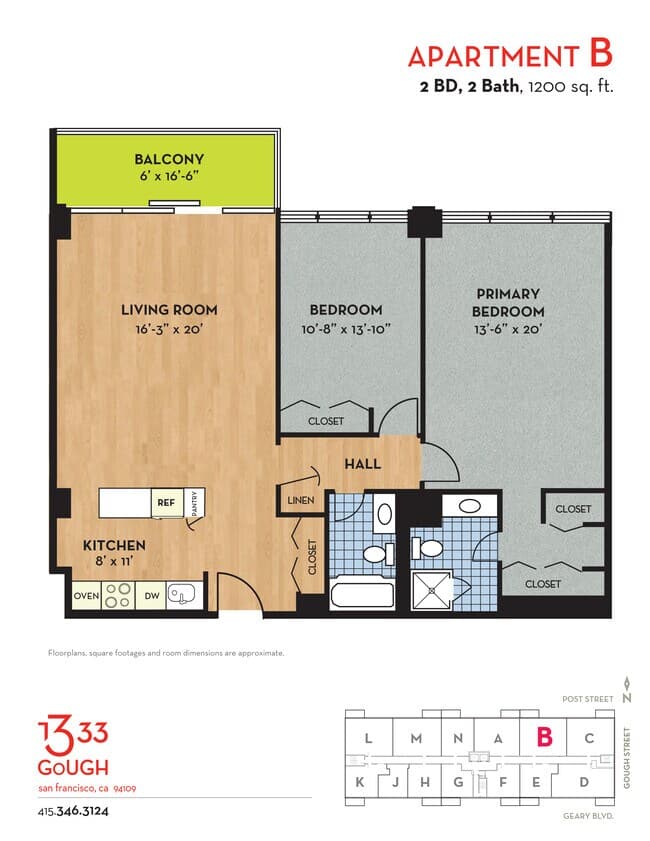 B floor plan