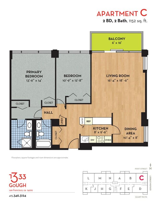 C floor plan