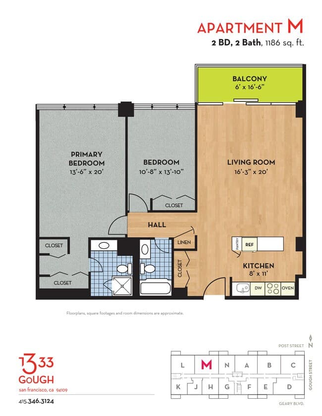 M floor plan