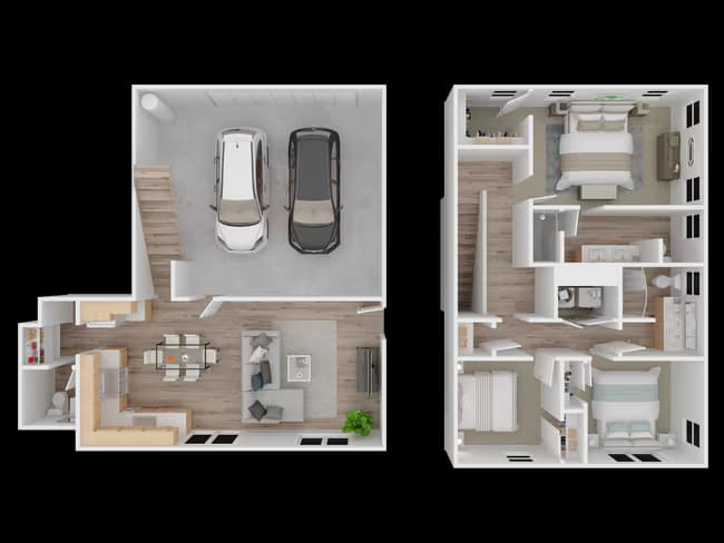 3BD, 2.5BTH 1A 0501 floor plan