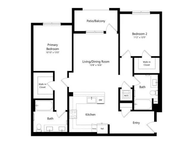 B2 1301 floor plan