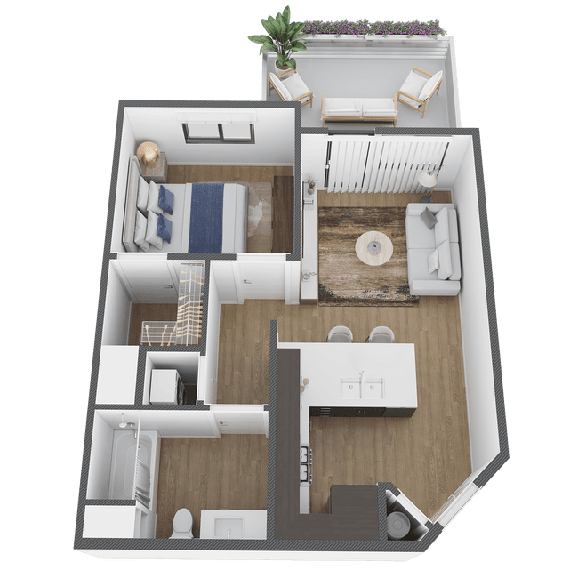 1x1 A 5103 floor plan