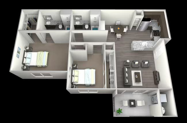 B2B 2936 floor plan