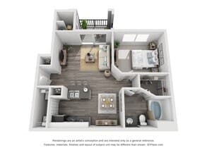 The Spruce M-205 floor plan