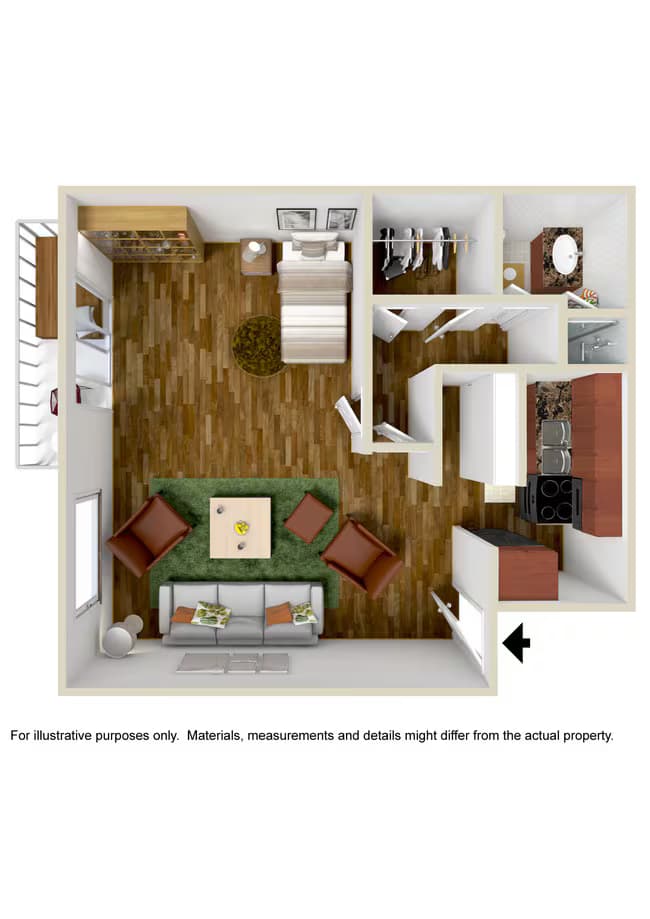 Single floor plan