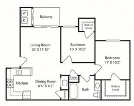 2x1 N107 floor plan