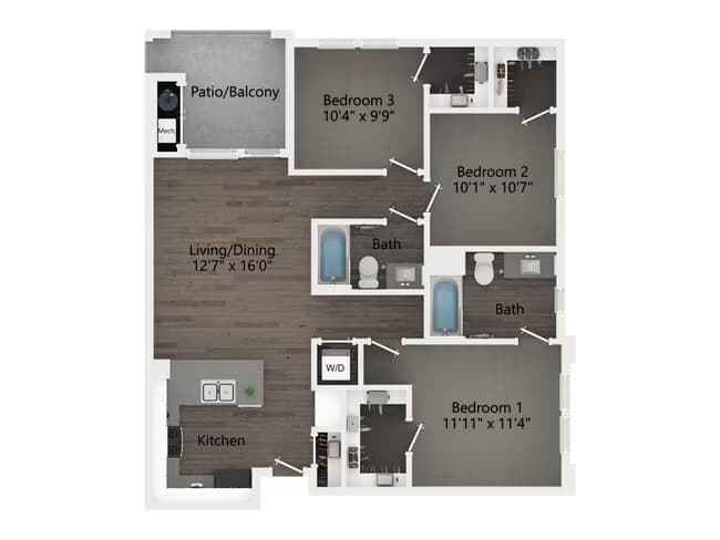 3A 8301 floor plan