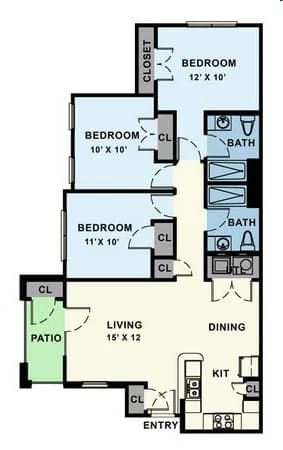Alamo 504 floor plan